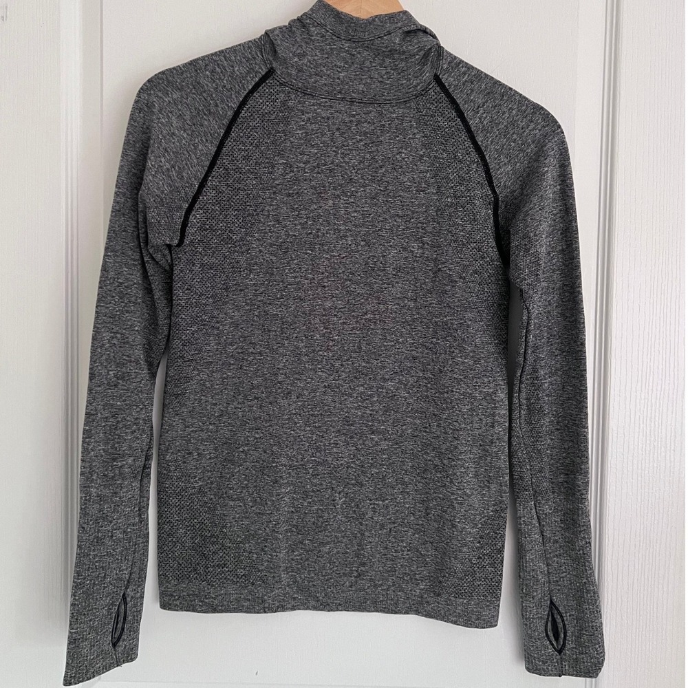 HPE Human Performance Engineering Hoodie Long Sleeve Top | Charcoal |‎ Size S